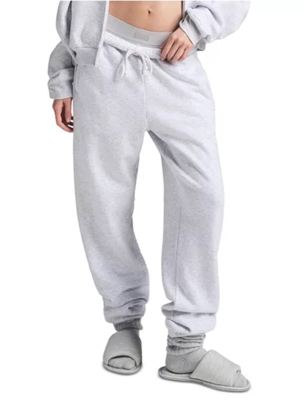 Skims Cotton Fleece Classic Jogger women’s size small lounge cozy chic 90s